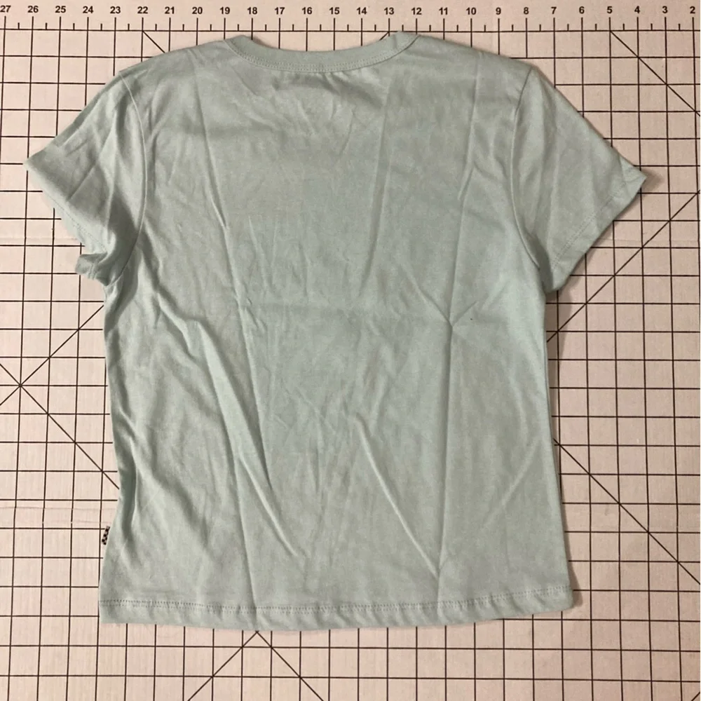 NWOT Vans Women’s Small Light Teal Snake‎ Floral Shirt